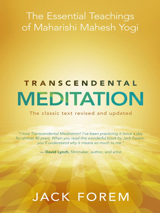 Title details for Transcendental Meditation by Jack Forem - Wait list